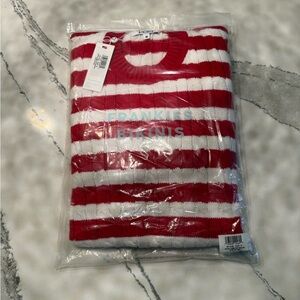 Frankies Bikinis Varsity Cable Knit Sweater - M